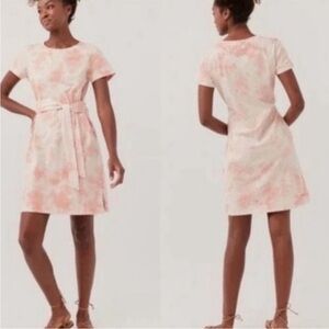 Pact Far-Out Tie-Dye T-Shirt Dress Sz XS Front Tie Cotton Casual Lightweight